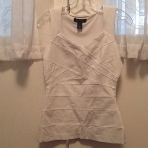 White House Black Market White Tank